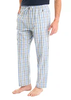 Sustainably Crafted Plaid Poplin Sleep Pants