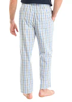 Sustainably Crafted Plaid Poplin Sleep Pants