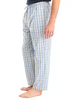 Sustainably Crafted Plaid Poplin Sleep Pants