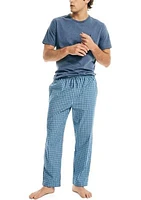 Check Broadcloth Sleep Pants