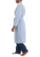 Sustainably Crafted Striped Robe