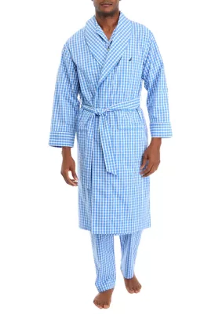 Sustainably Crafted Plaid Robe