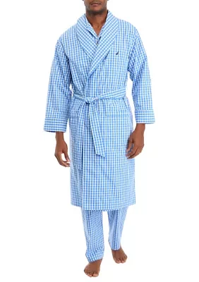 Sustainably Crafted Plaid Robe