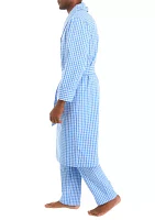 Sustainably Crafted Plaid Robe