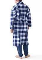 Big & Tall Plaid Robe