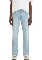 Straight Leg Denim Jeans