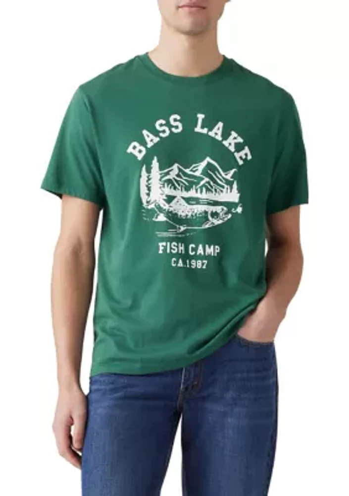 Bass Lake Base Camp Graphic T-Shirt