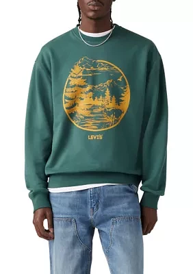 Nature Circle Graphic Pullover