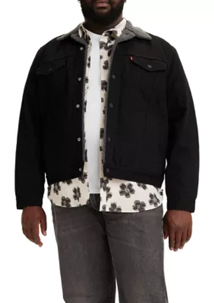 Men's Tall Sherpa Trucker Jacket