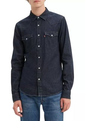 Standard Red Cast Rinse Classic Western Shirt