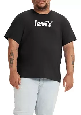 Big & Tall Short Sleeve Poster Logo Graphic T-Shirt