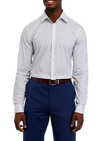 Men's Slim Fit Steel Stretch Dress Shirt