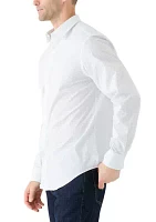Refined Cotton Stretch Dress Shirt