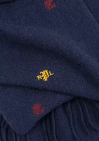 Embroidered Polo Player Scarf