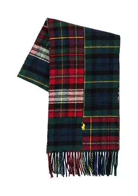 Patchwork Plaid Scarf