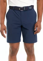 Men's 9" Flat Front Horizontal Tex Shorts