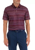 Men's Tight Rope Allover Striped Polo Shirt