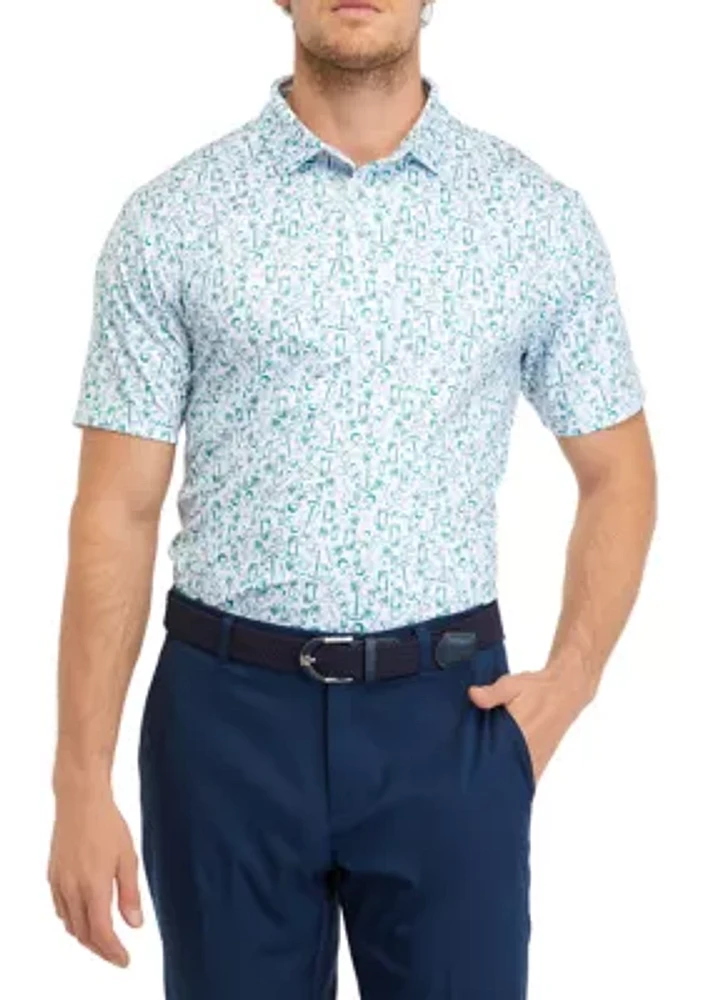 Men's Printed Polo Shirt