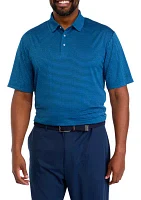 Big & Tall Yarn Dyed Stripe Polo Shirt