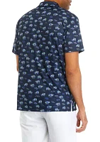 Men's Tropical Conversation Printed Polo Shirt