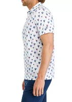 Men's Balloon Printed Polo Shirt