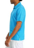 Men's Jaquard Printed Polo Shirt