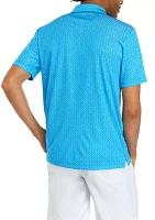 Big & Tall Jacquard Printed Polo Shirt