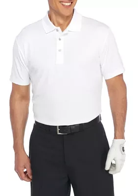 Big & Tall Textured Airplay Polo