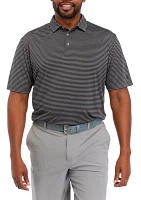 Big & Tall Short Sleeve Feeder Stripe Polo Shirt