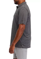 Big & Tall Short Sleeve Feeder Stripe Polo Shirt