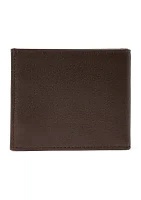 Pebbled Leather Billfold Wallet