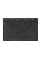 Pebbled Leather Card Wallet