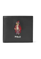 Polo Bear Leather Billfold Wallet