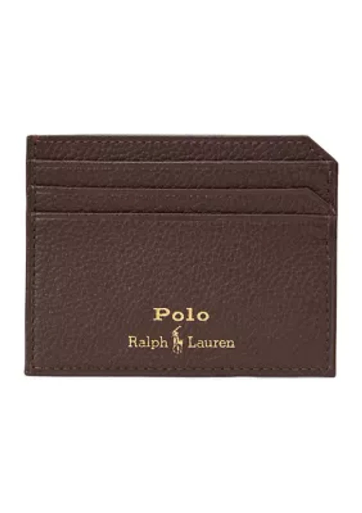 Smooth Leather Billfold Wallet