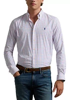 Classic Fit Checked Performance Shirt