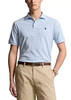 Classic Fit Print Soft Cotton Polo Shirt