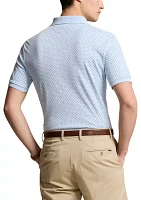 Classic Fit Print Soft Cotton Polo Shirt