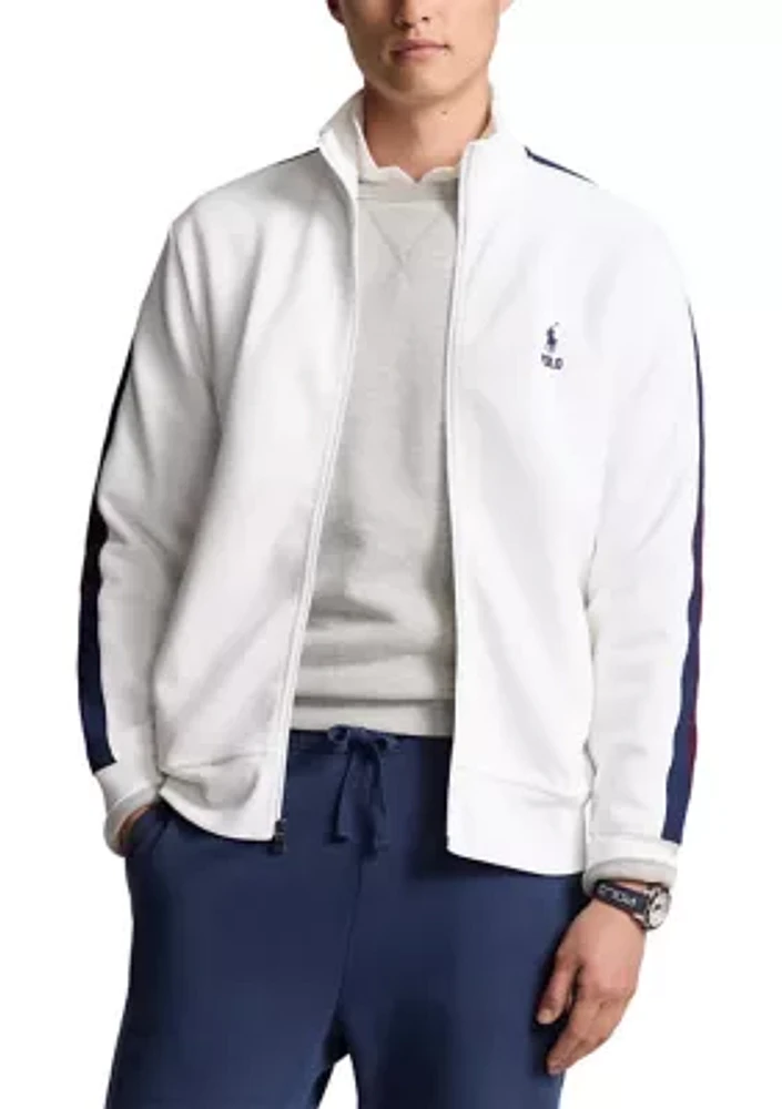 Double-Knit Mesh Track Jacket