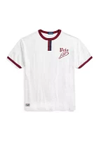 Classic Fit Logo Slub Jersey T-Shirt