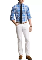 Classic Fit Plaid Oxford Shirt