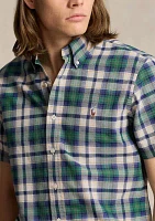 Classic Fit Plaid Oxford Shirt