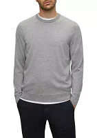 Men's Regular Fit Sweater with Embroidered Logo