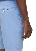 Men's Flat Front Twill Shorts