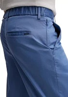 Men's Straight Leg Back Elastic Waistband Pants