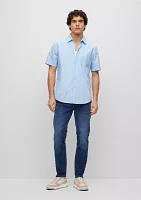 Men's Relegant Woven Button Down Shirt