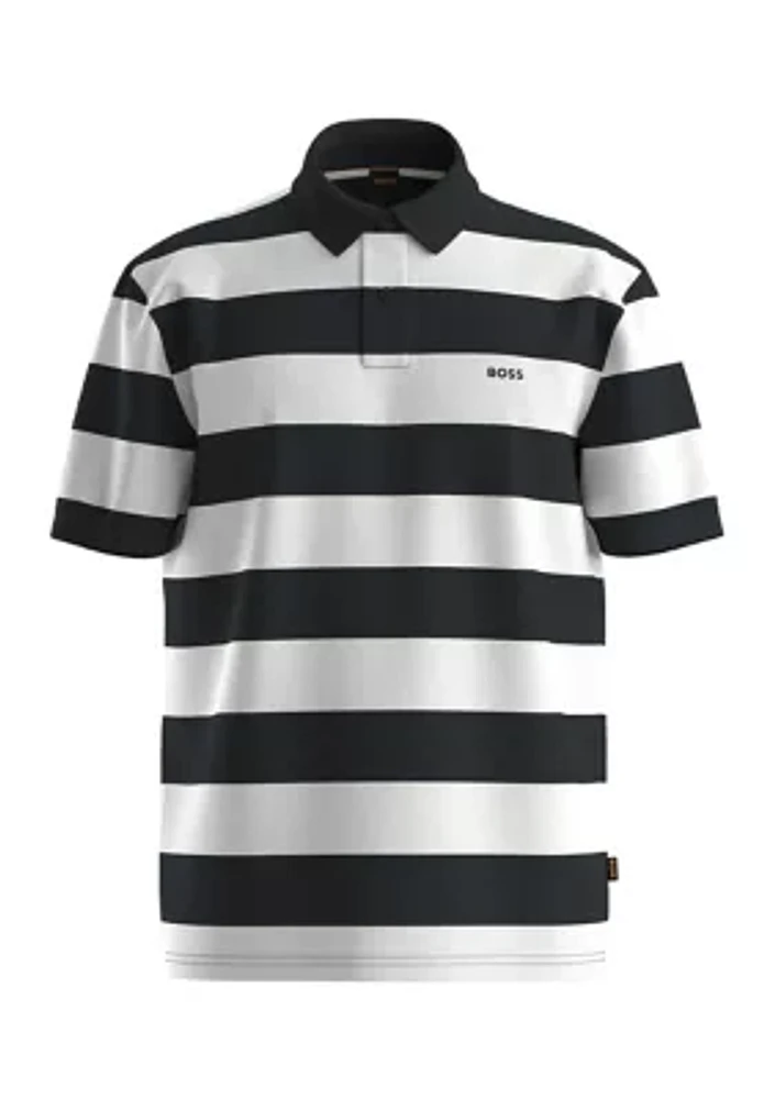 Men's Pale Stripe Polo Shirt