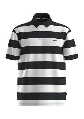 Men's Pale Stripe Polo Shirt