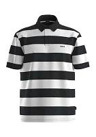 Men's Pale Stripe Polo Shirt