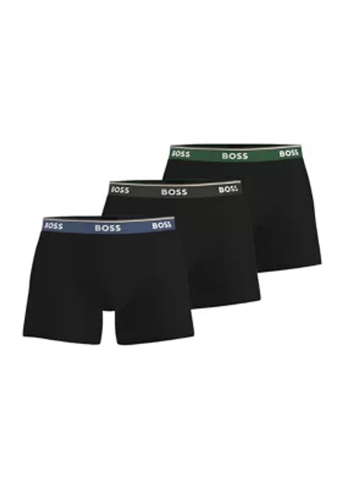 Cotton Boxer Briefs - 3 Pack