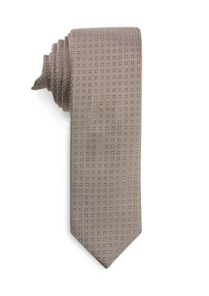 Pindot Satin Tie